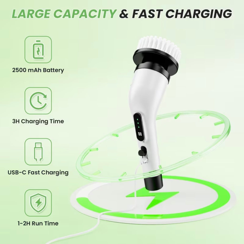 Elvissa SpinPro —  9 in 1 Electric Cleaning Scrubber
