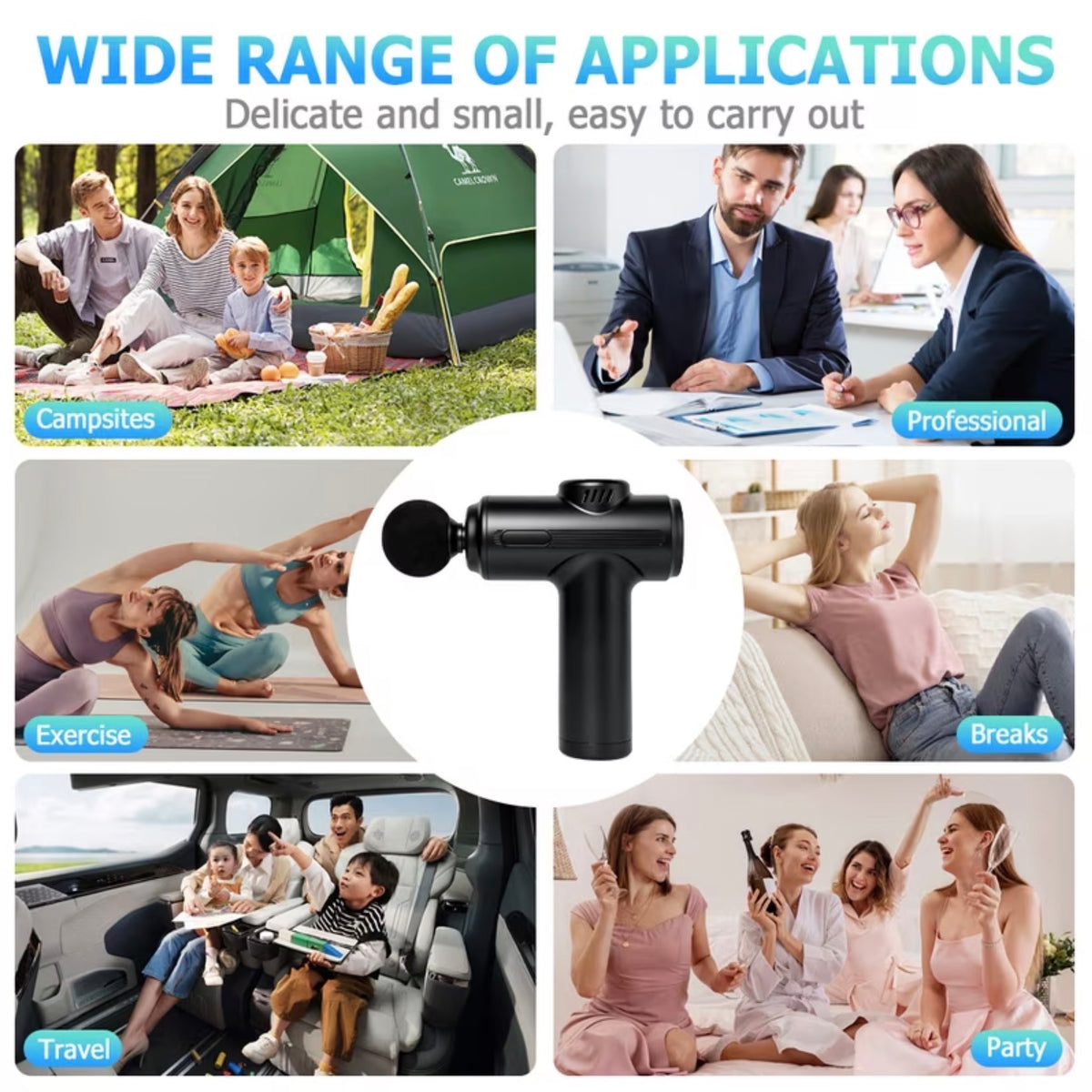 Elvissa PulsePro — Portable Deep Tissue Massager